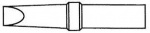 Weller Professional 4ETE-1 Loetspitze Flachform Spi
