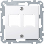Merten 2fach Abdeckung UAE-/IAE-/ISDN-Steckdose  W