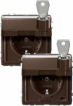 Merten   Steckdose Aquadesign Dunkelbrasil MEG2318