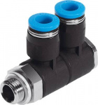 FESTO Verteiler 186227 QSLV2-G1/4-8    Rohr-d: 8 m