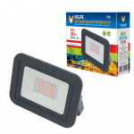 Прожектор светодиодный ULF-Q511 30W/RED IP65 220-240В BLACK красн. свет корпус черн. Volpe UL-00002560