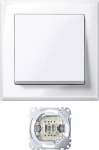 Merten   Wechselschalter System M Polarweiss MEG334