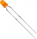 Vishay TLHO4400 LED bedrahtet  Orange Rund 3 mm 13