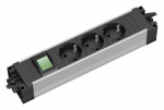 Bachmann 906.003 Steckdosenleiste mit Schalter  Al