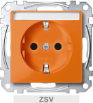 Merten   Steckdose System M Orange MEG2302-0302