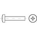 TOOLCRAFT  146136 Linsenschrauben M5 20 mm Kreuzsc