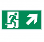 Знак "Выход вправо вверх" для FlIP VARTON V4-EM-00.0035.ADV-0004