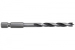 Wolfcraft 7262000 Holz-Spiralbohrer  4 mm Gesamtlae