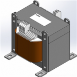 TAM6542-5LT10-0FA0 Mdexx 1-ph control circuit, isolating transformer 2500 VA (S6: 15500 VA); Pri: 660 V +/-5%; Sek: 230 V