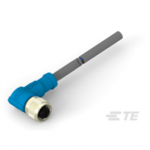 T4161420502-004 TE Connectivity M12  Cable Assembly Single Ended Female Right Angle / 3000 mm PUR Cable, 2 wire / Shielded