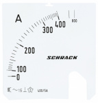 MGS57400A Schrack Technik Wechselskala, 72x72mm, 400/800/5A AC