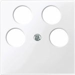 Merten   Abdeckung System M Polarweiss 296519
