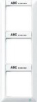 Jung 3fach Rahmen   Creme-Weiss ABAS583