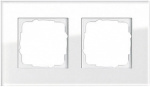 GIRA 2fach Rahmen  Esprit, Standard 55 Weiss 0212 1
