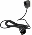 REV 0016130514 Strom Verlaengerungskabel   Schwarz