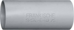 Fraenkische Rohrwerke 23150016 Muffe    Grau 25 St.