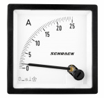 MGF17025A Schrack Technik Amperemeter, 72x72mm, 25A DC, Direktmessung