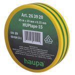 Изолента ПВХ 19мм (рул.25м) желто-зел. HAUPA 263920