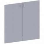 Мебель Этюд Двери Лдсп низкие комплект (400006) уп.16 серый