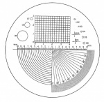 Praezisionsskala   Linsengroesse: (d) 23 mm  Eschenba