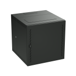 Шкаф телекоммуникационный навесной 20U (1000х600х650) дверь сплошная  RAL9005 ДКС R5STI2065MTB