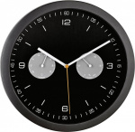 Mebus 52825 Funk Wanduhr 260 mm x 42 mm Schwarz