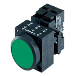 MSL14103C Schrack Technik SET Leuchtdrucktaster grün, 1 Schließer inkl. LED 230VAC