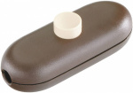 interBaer  Schnurschalter  Braun, Beige 1 x Aus/Ein