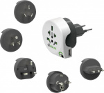 Q2 Power 2.200130 Reiseadapter  Weltreiseadapter S
