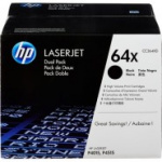 Картридж лазерный HP 64X CC364XD чер. пов.емк. для LJ P4015/P4515(2шт/уп)