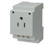 Siemens   Steckdose Delta Grau 5TE6804