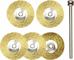 Proxxon Micromot 28 962 Scheibenbuersten-Set 5tlg.