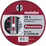 Metabo  616359000 Trennscheibe gerade  125 mm 22.2