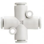 KQ2TW07-00A SMC KQ2TW*-00, One-touch Fitting White Color - Cross