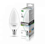 Лампа светодиодная LED5-C35/845/E14 5Вт свеча 4500К белый E14 405лм 220-240В Camelion 12032