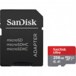 Карта памяти SanDisk microSDXC 256GB Class 10 +ад.(SDSQUAR-256G-GN6MA)