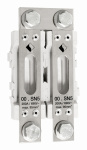 IS505008 Schrack Technik Neutralleiter-Stütze 2-polig 4xM8, lösbare PEN Verbindung