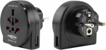 Ansmann 1250-0012 Reiseadapter  World to EU + USB