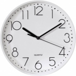 Hama 00123166 Quarz Wanduhr 220 mm x 35 mm Weiss Sc