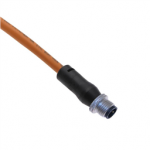 FFDC-4MPX-6M-SS Mencom PVC Cable - 18 AWG - 300 V - 8A / 4 Poles Male Straight Plug 6 m