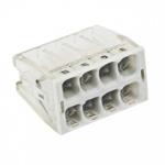 Клемма СМК 2273-248 (с пастой) 8 отверстий 0.5-2.5кв.мм (уп.4шт) PROxima EKF plc-smk-2273-248r