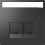 Merten   Abdeckung System Design Anthrazit MEG4574
