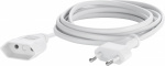 Sygonix 33512R Strom Verlaengerungskabel   Weiss 5 m