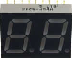 Broadcom 7-Segment-Anzeige Rot  14.22 mm 2.05 V Zi