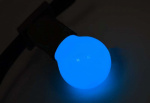 Лампа светодиодная d-45 3LED 1Вт шар E27 25лм 220В син. Neon-Night 405-113