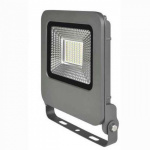Прожектор светодиодный ULF-F17-20W/WW IP65 195-240В SILVER свет тепл. бел. 3000К серебр. Uniel UL-00002066
