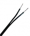 XC03010201 Schrack Technik (H)03VH-H 2x0,75 (YzwL) schwarz, PVC Zwillingsleitung