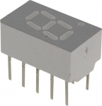 Broadcom 7-Segment-Anzeige Rot  7.62 mm 1.7 V Ziff