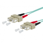 151J1EOEO10E Metz Fibre optic patch cord / OpDAT Patchkabel SC-D/SC-D OM3 1,0 m