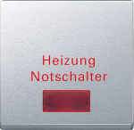 Merten  Abdeckung Wechselschalter System M Alumini